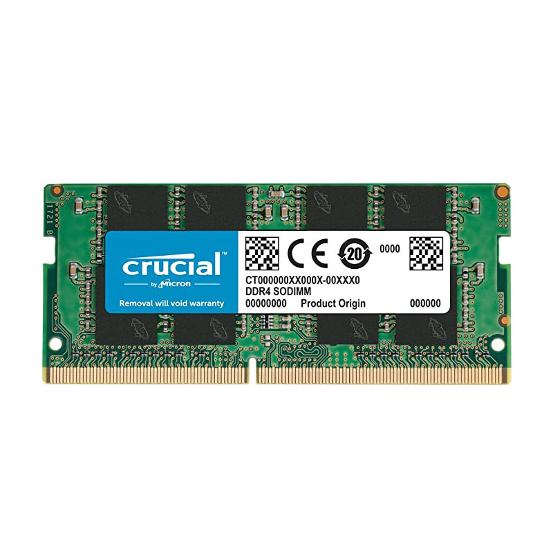 رم لپ تاپ 8G DDR4 تک کاناله 2666 مگاهرتز CL22 کروشیال