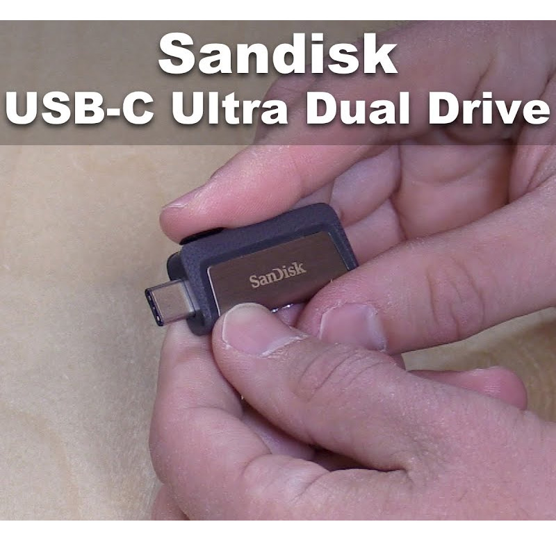 فلش مموری SANDISK مدل DUAL TYPE-C USB3.1 ظرفیت 32 گیگابایت