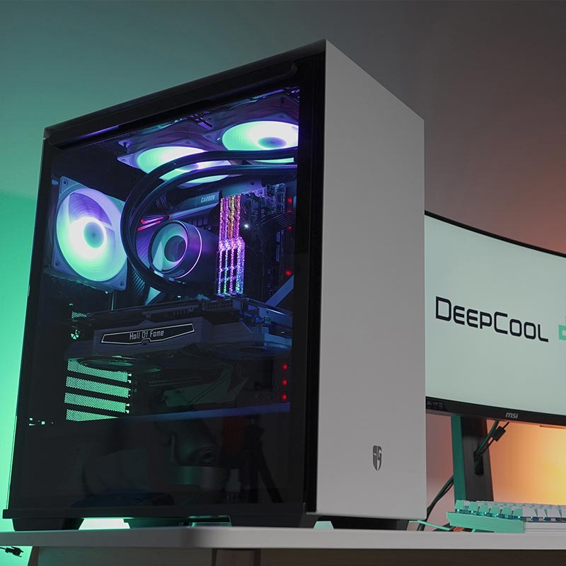 کیس کامپیوتر DEEPCOOL مدل CK500 رنگ سفید